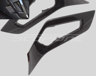 Scopione Carbon Fiber Interior Door Handles Pulls for Lamborghini Aventador