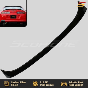 Alerón trasero de fibra de carbono Scopione para Toyota Supra MK4 (93-98) - JZA80