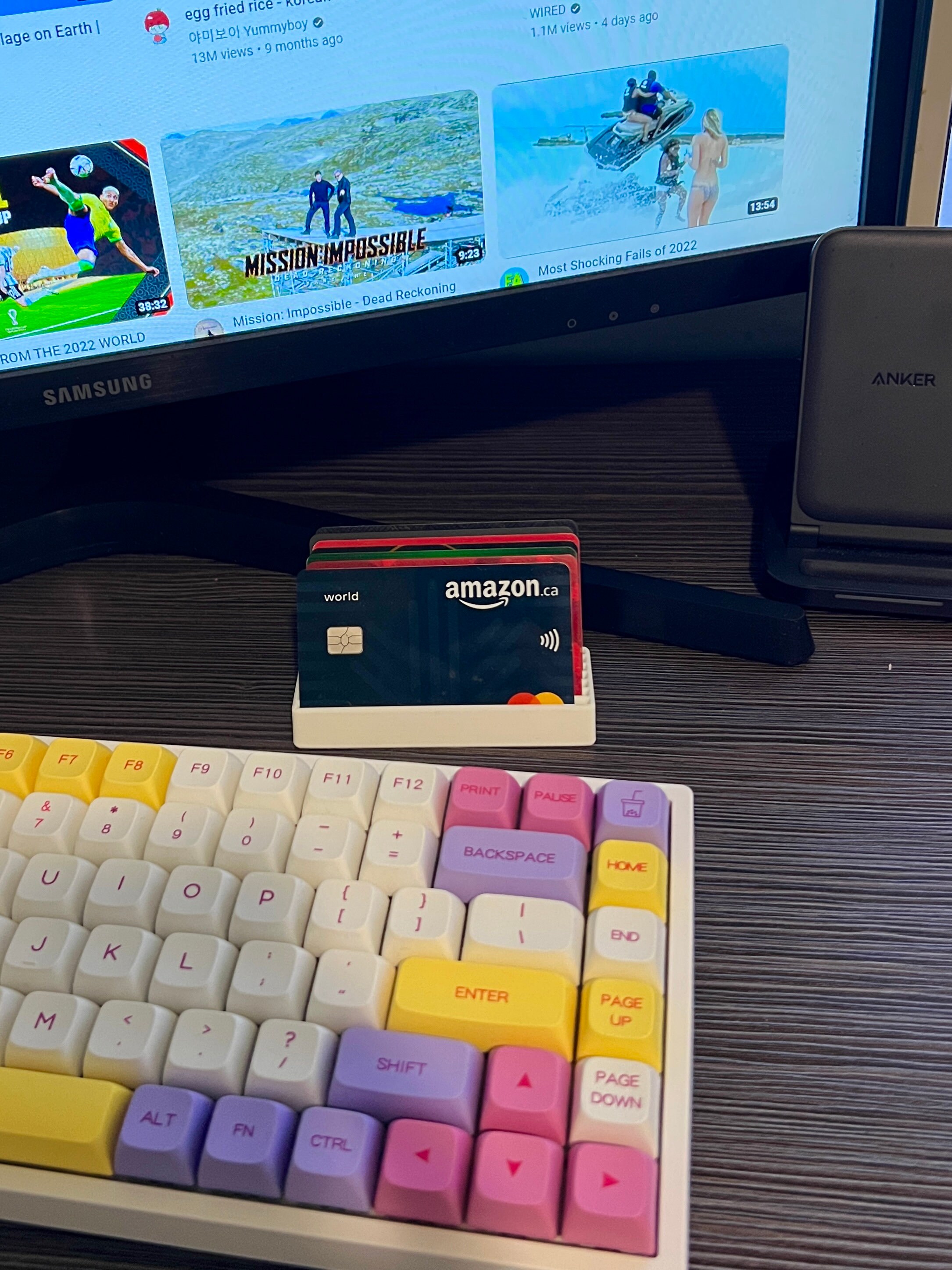 Desktop Card Holder - Etsy