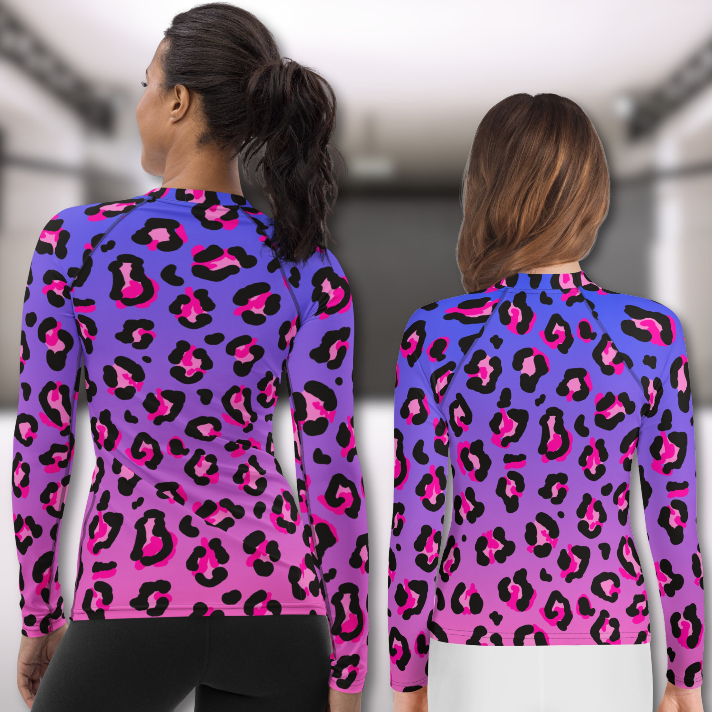 Leopard Jiu Jitsu Rash Guard for Kids Women | BJJ Rashguard | Girls ...