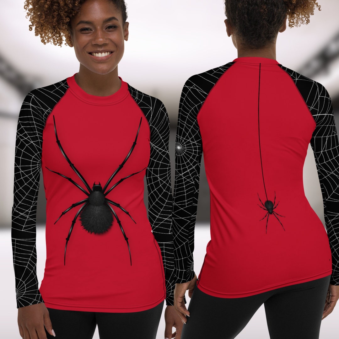 Spider Rash Guard Spider Jiujitsu Rash Guard | Womens & Mens Rash Guard | Kids Rash Guard ...