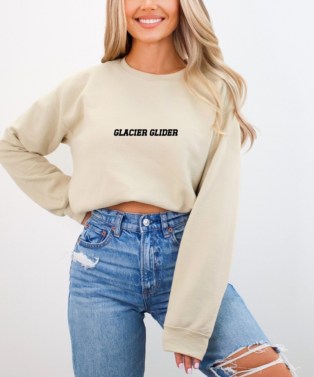 Glacier Glider, Snowbording Sweatshirt, Snowboarder Sweater, Sweatshirt for Boarder - Etsy