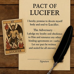 Pact With Lucifer Devotional Offering & Initiation Lucifer Devotional Pact