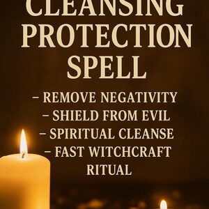 Same Day Casting Cleansing Protection Spell | Remove Negativity | Shield From Evil | Spiritual Cleanse | Fast Witchcraft Ritual