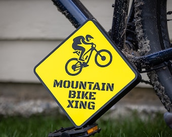 3D-geprint bord met oversteekplaats voor mountainbikes: decor mangrot