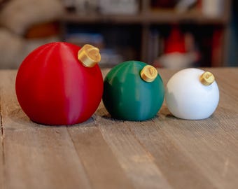 3D Gedruckte Weihnachts Ornamente - Tier Tablett Dekor - Tiered Tablett Set