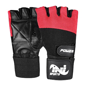 Guantes de cuero de gimnasio Levantamiento de pesas Fisicoculación Entrenamiento Correa de fitness S, M, L, XL guantes de ciclo de calidad premium