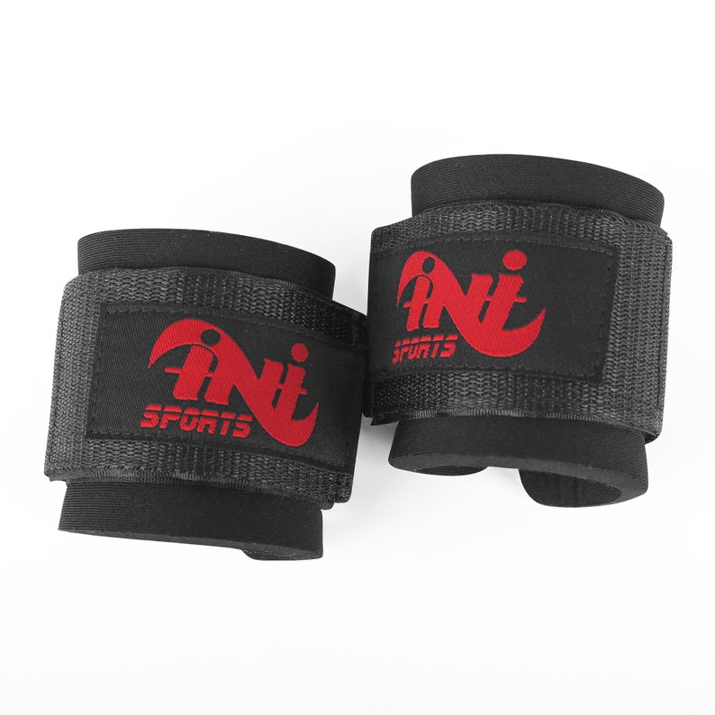 Ini Wraps Wrist Support Brace Grip Gym Gloves Straps Weight Lifting Wrap Body ...