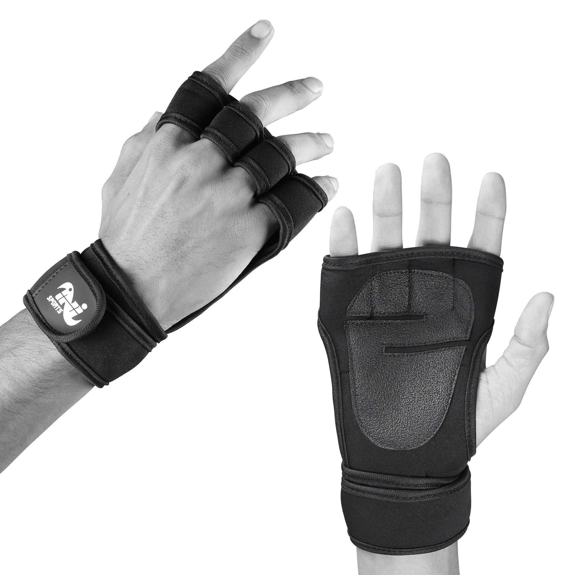 Weight lifting gloves with wrist straps new arrivals