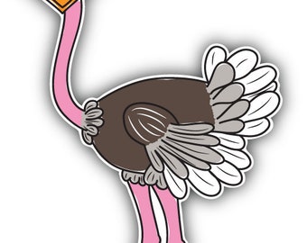 Ostrich Cartoon - Etsy New Zealand Ostrich Cartoon - Etsy New Zealand
