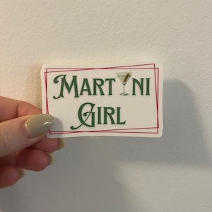 Dirty Martini | Dirty Martini Stickers | Martini Stickers | Martini Girl | Mini Stickers | Cute Stickers | Coquette Stickers