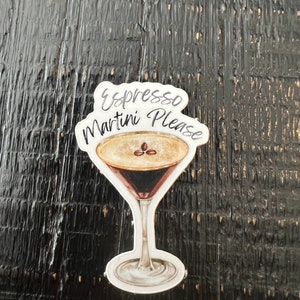 Espresso Martini | Esspresso | Martini Stickers | Espresso Martini Please | Mini Stickers | Cute Stickers | Coquette Stickers