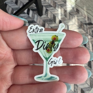 Extra Dirty Martini | Dirty Martini Stickers | Martini Stickers | Mini Stickers | Cute Stickers | Kindle Stickers