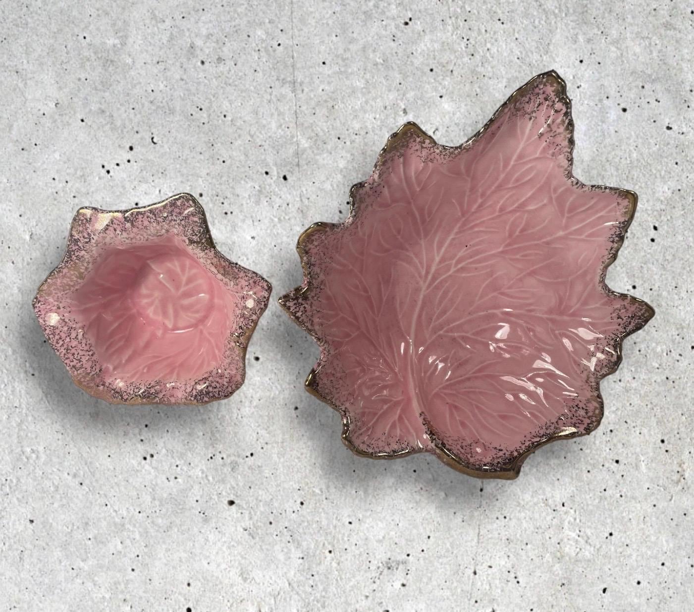 California Original Pottery Leaf Tray - Etsy