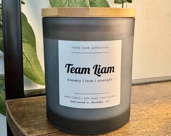 Team Liam candle