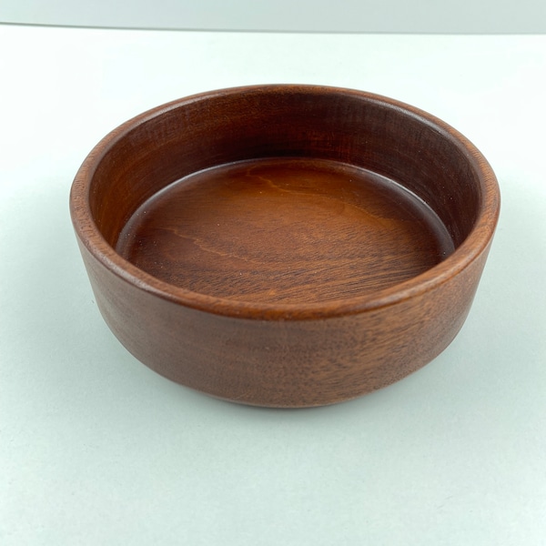 Walnut bowl - small - handmade router bowl