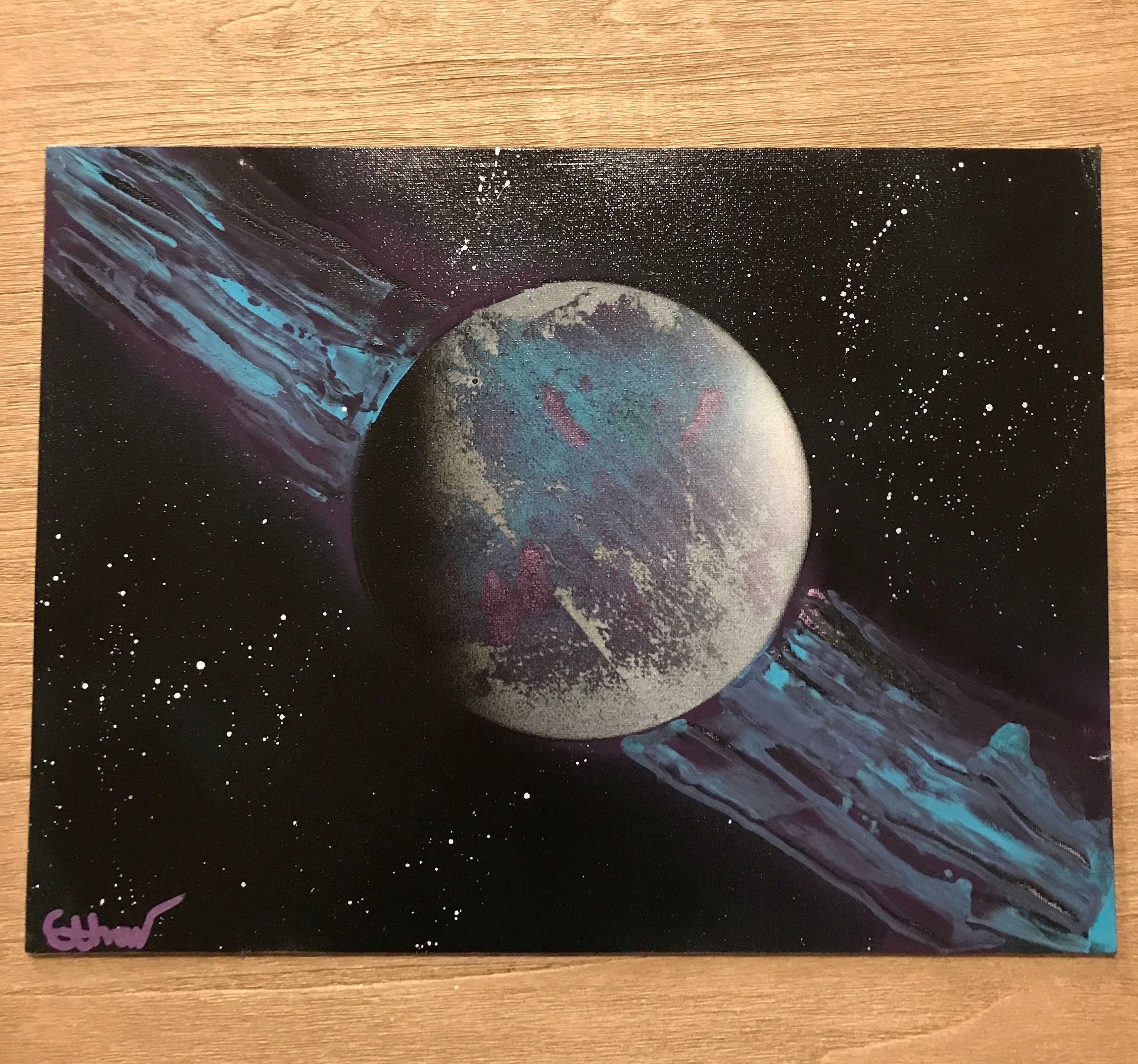 12x18 Spray Paint Art Etsy