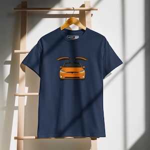 Model X Inspired Unisex T-shirt Orange Gift for Adults Moisture-management Modern Classic Fit Comfortable Tee-shirt Tee Shirt Birthday Gift.