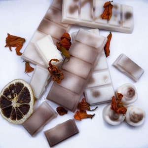 Wax Melt Snap Bar - Highly Scented Vegan Handmade and Hand Poured - Various fragrances available (see description)