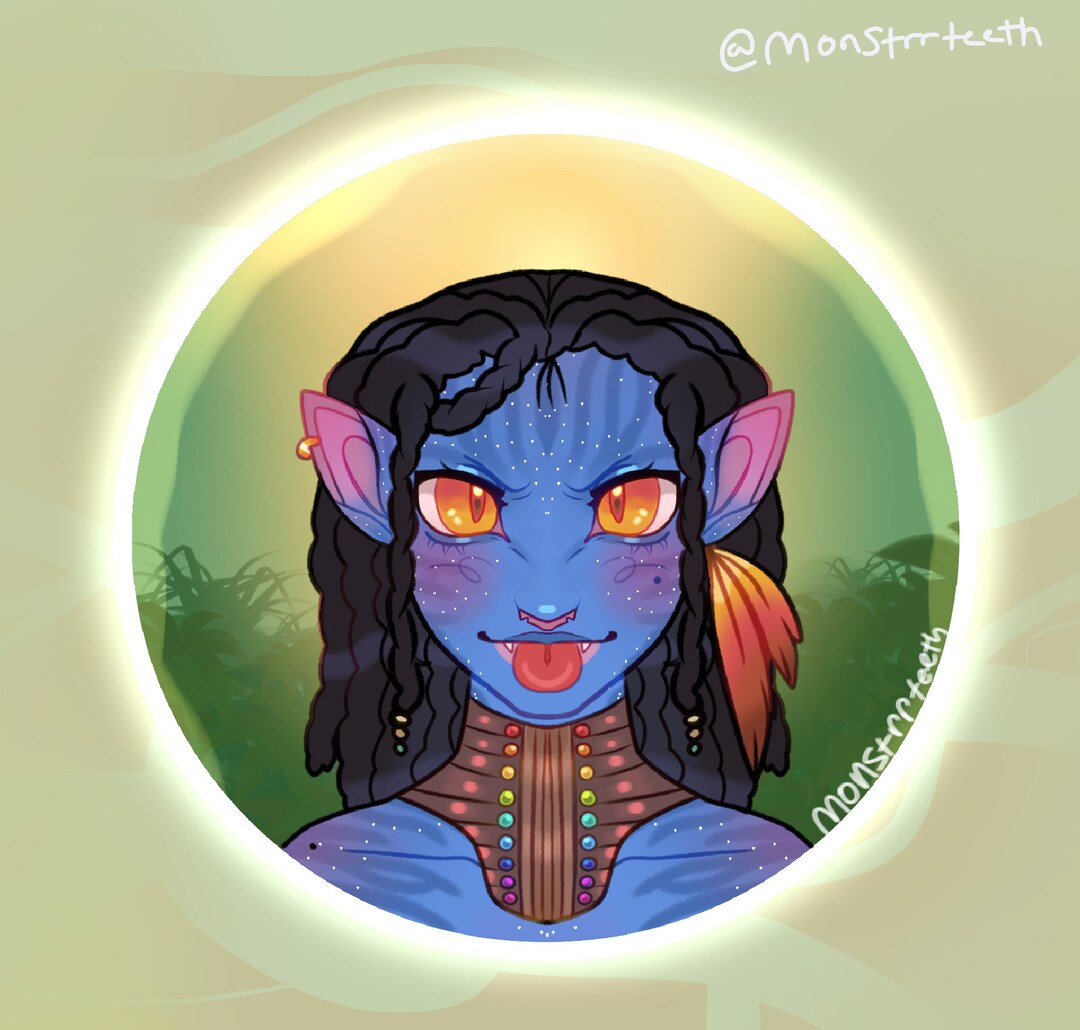 PREORDER Neteyam Holo Button Pin Etsy