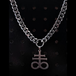 Leviathan Cross Pendant Necklace
