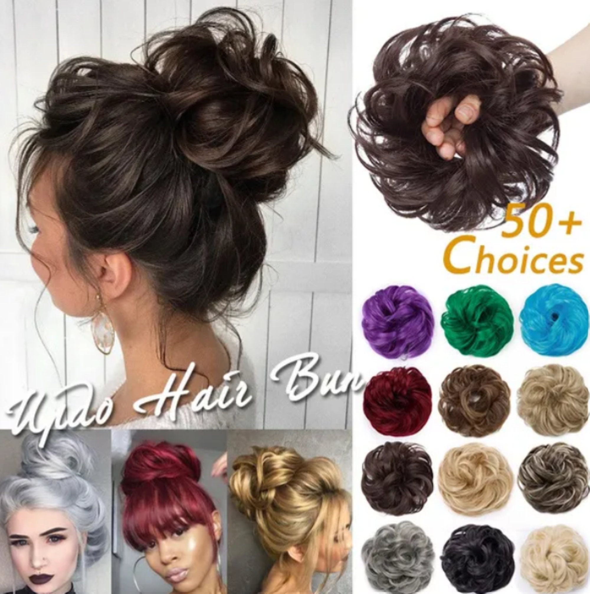 Fake Hair Bun - Etsy Fake Hair Bun - Etsy