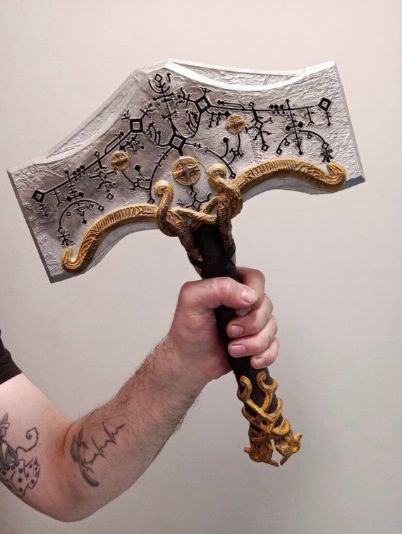 God of War Ragnarök Thor Mjolnir 3d Stl 