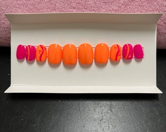 Orange and pink kids set