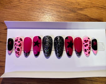 Y2K nails! Adult reusable press on nails