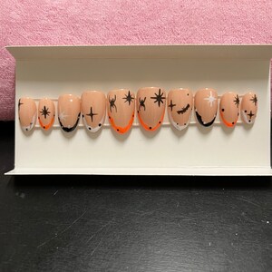 Adult orange and black Halloween set