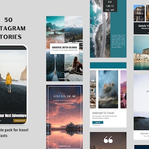 50 Instagram Travel Story Templates - Canva