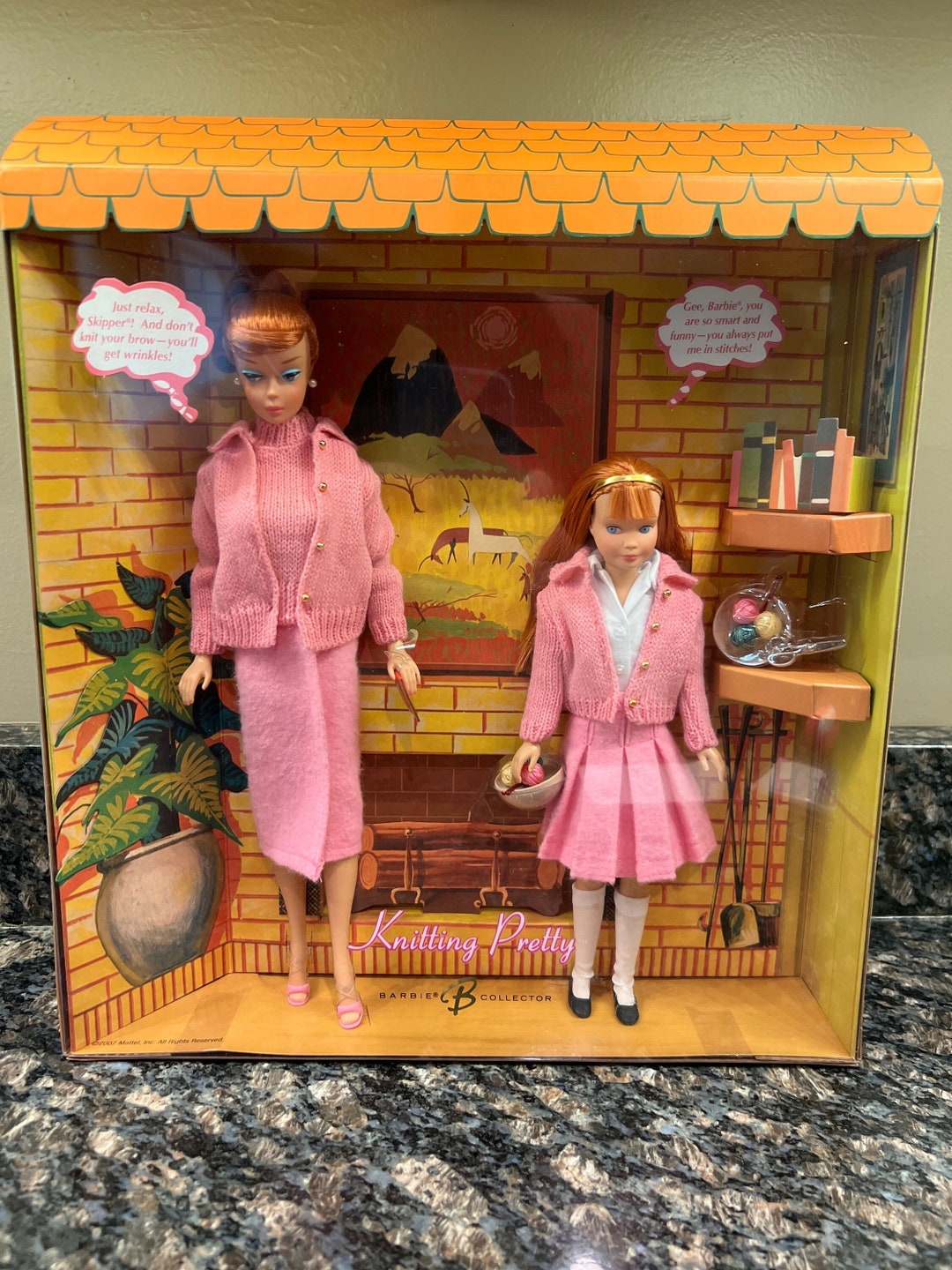 Barbie Knitting Pretty 2007 Etsy