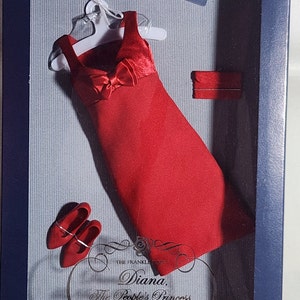 The Franklin Mint, Diana, The People&#39;s Princess, Red Bow Ensemble
