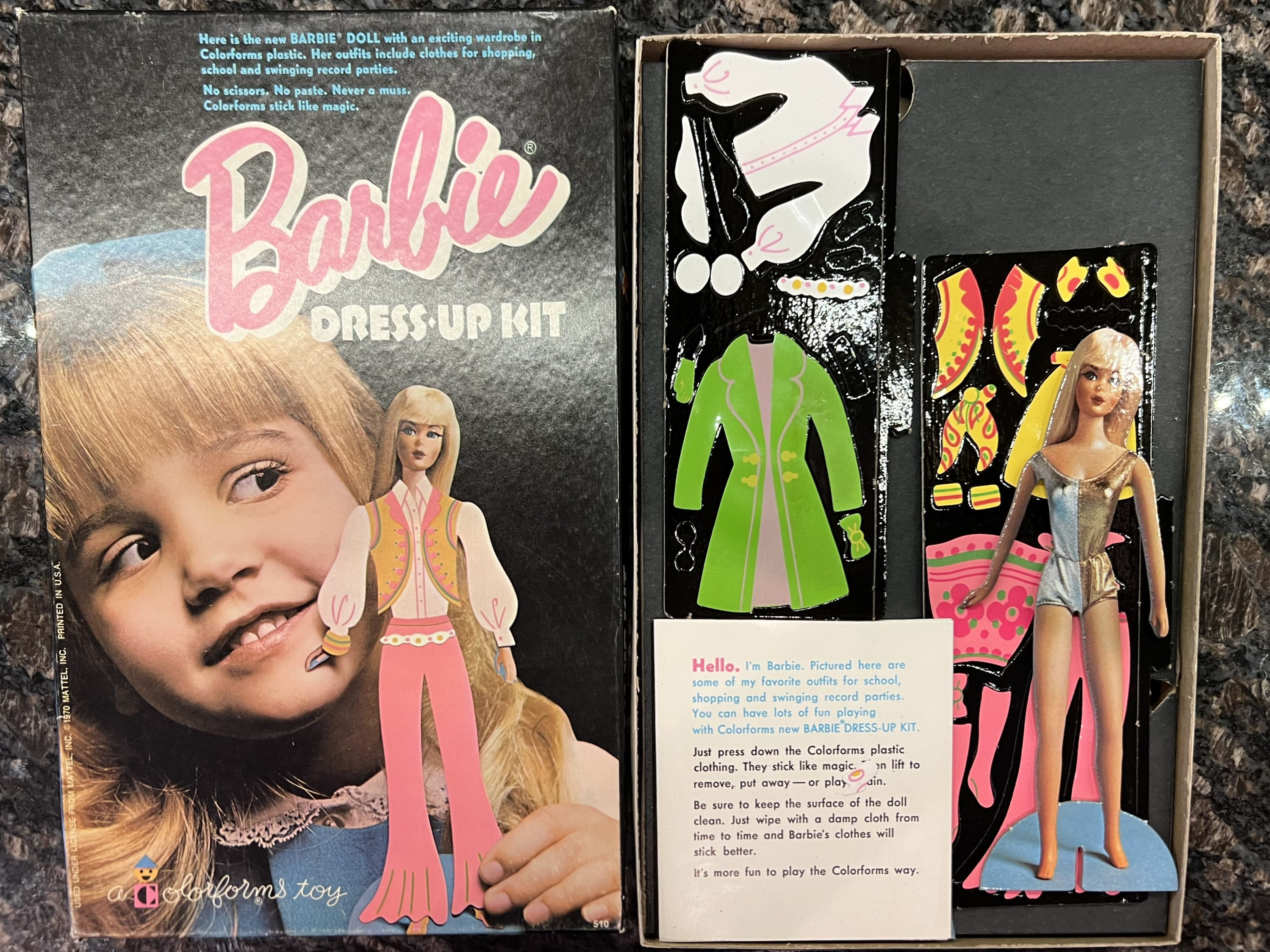 Barbie doll on sale dress up set
