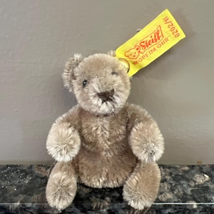 Steiff Miniature Light Brown Mohair