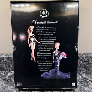 40th Anniversary Barbie Doll Collector Edition 1999 - Etsy