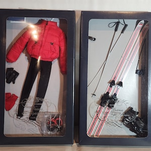 The Franklin Mint, Diana, The People&#39;s Princess, Ski Suit Ensemble and Skis