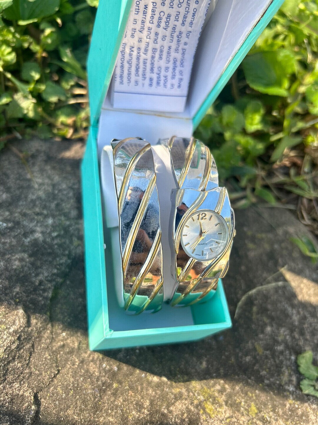 Japan Movt Womens Watch W/matching Band Quartz Km2000 Etsy