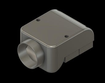 xTool S1 90度排気口（3インチ出口付き）- 3Dプリンターファイル