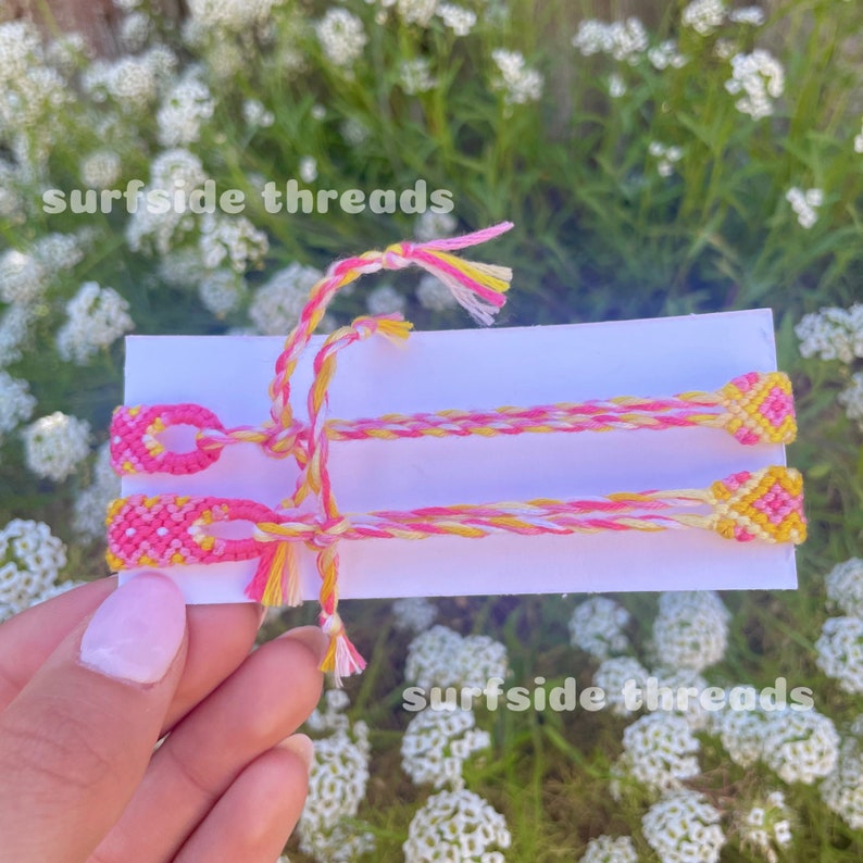 Mini Diamond Friendship Bracelet Coconut Girl Aesthetic Surfer Girl