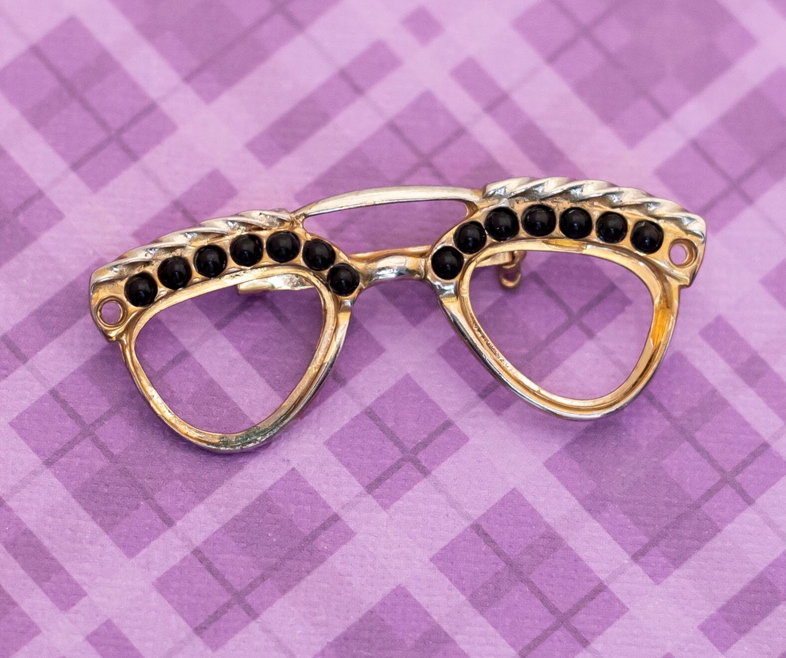 Eyeglasses Brooch Etsy