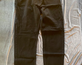 No.10 - Vintage Black Wrangler Jeans 38x34