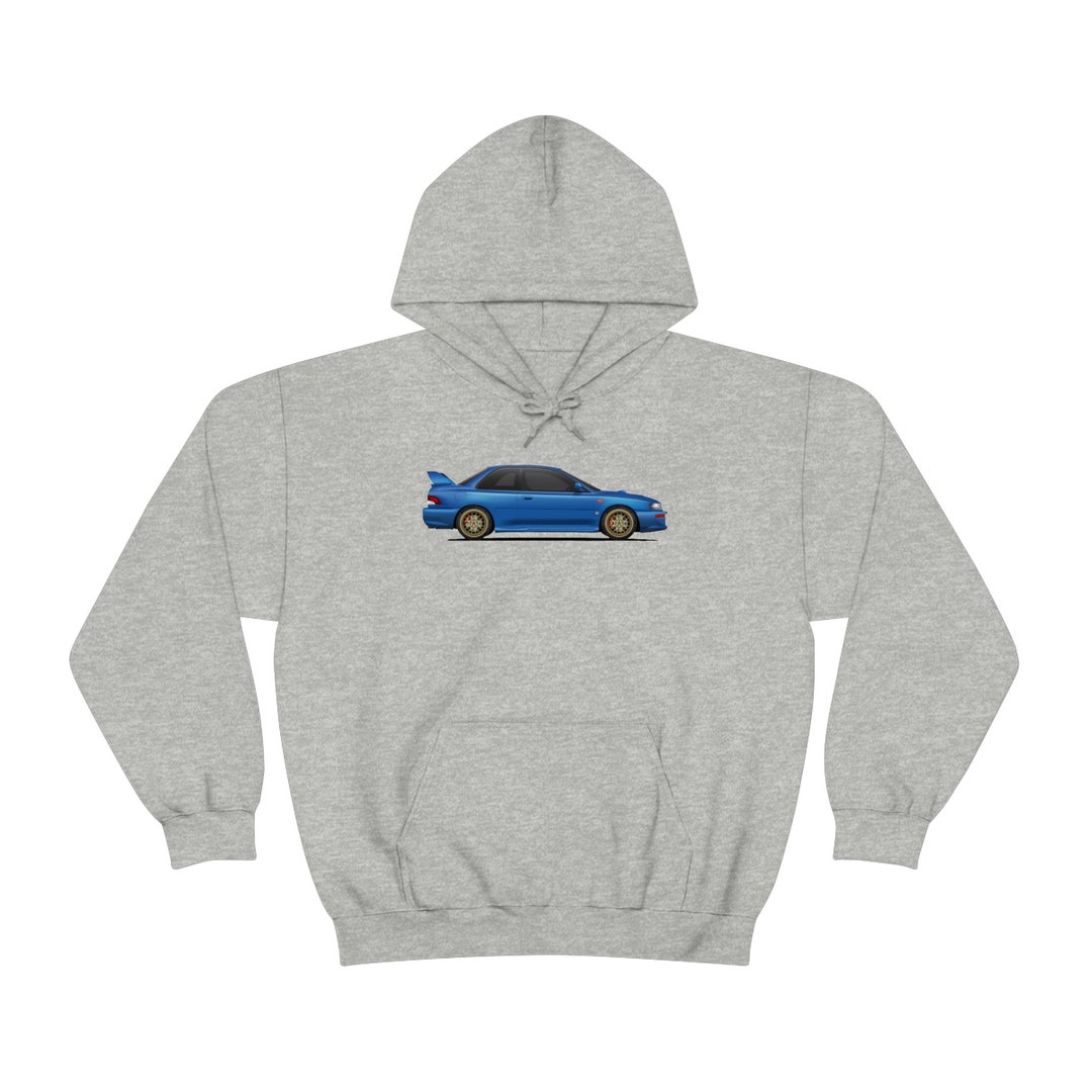 Impreza 22B Hoodie, JDM Subaru Impreza Wrx Sti Pullover Hoodie, Wrc