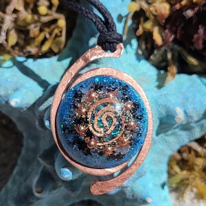 Orgonite Necklace: EMF Protection, Healing Crystals & Copper