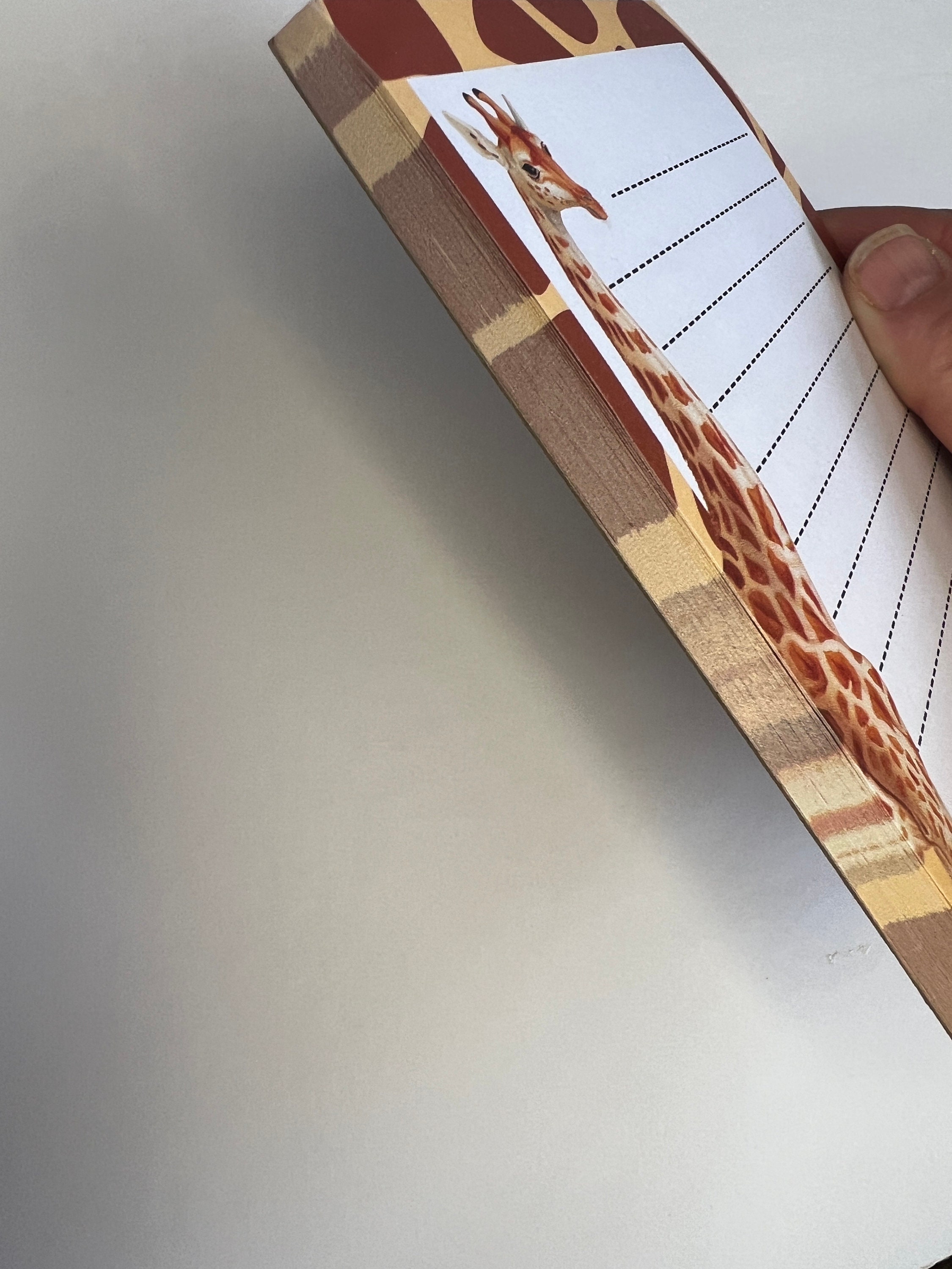 Giraffe Notepad | Lined Tear-away Memo Pad - Etsy