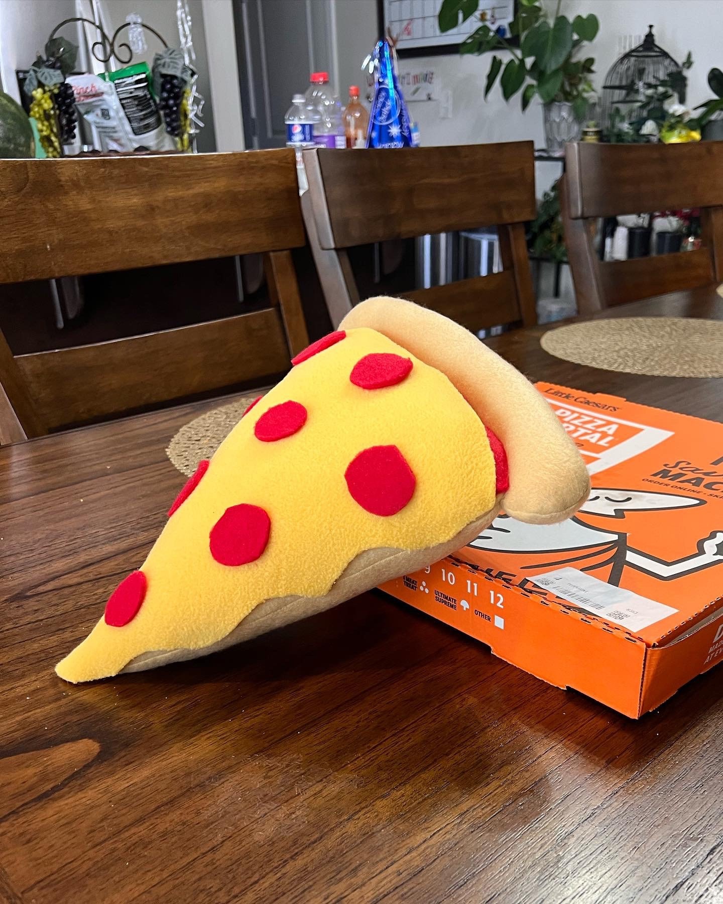 Gigantic Slice of Pizza Plush Etsy
