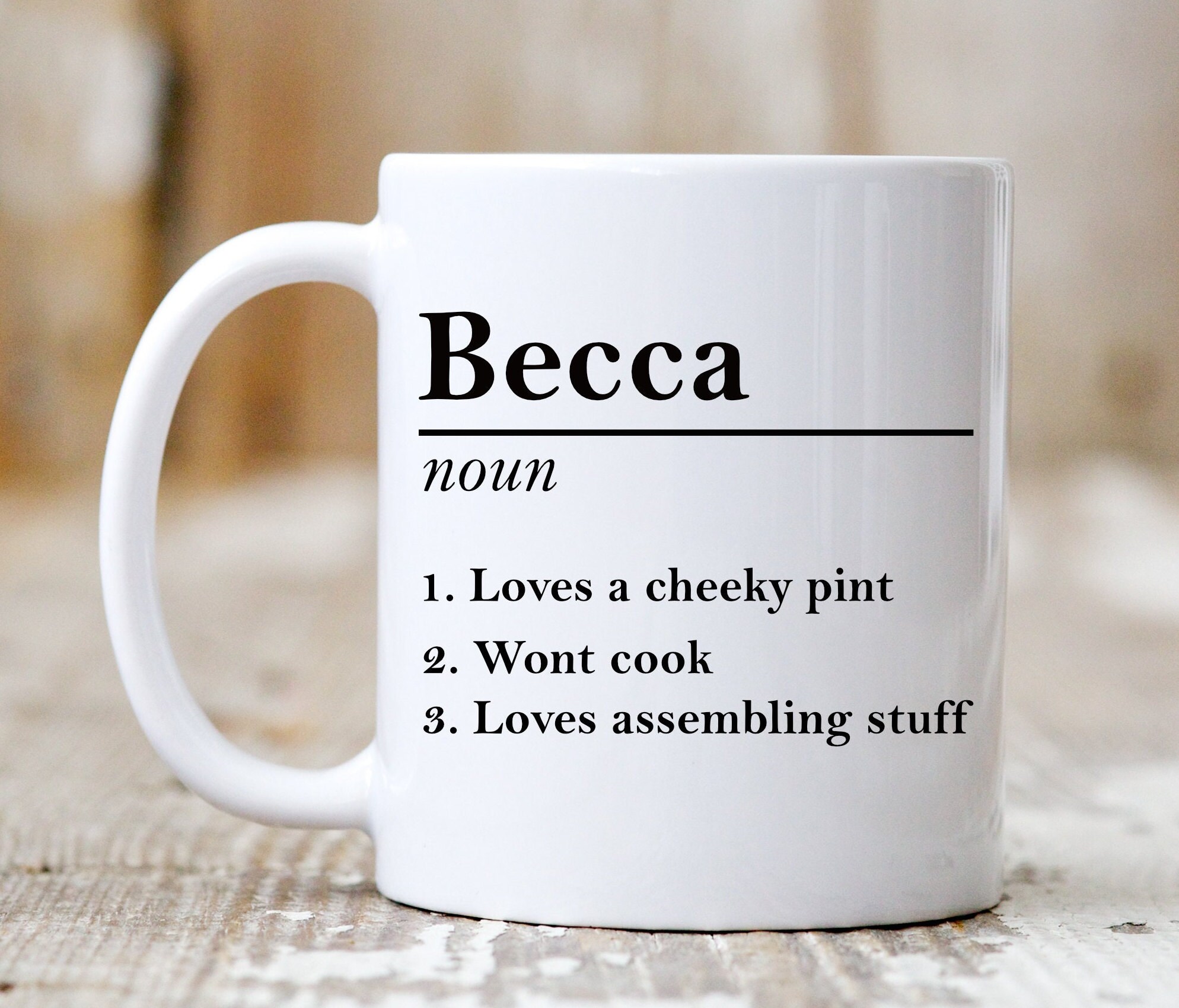 Noun Mug to Personalise Noun Mug Gift for Dad Mothers Day Etsy UK