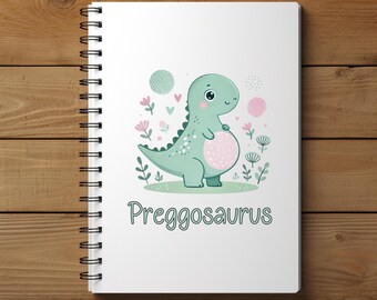 Preggosaurus, Pregnancy Gift, Pregnancy Announcement, New Baby gift, Baby Shower gift,  preggers, expecting gift, having a baby, up the duff