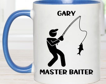 funny fishing mug, gift for fisherman, xmas fishing gift, rude fishing mug, funny mugs, sarcastic mugs, funny coffee mug, stocking filler,