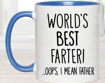 World's best farter, funny fathers day gift, fathers day, funny gift for dad, Dad's Birthday, gift for him, fathers day present, funny dad,